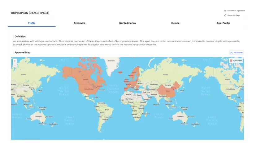 APPROVAL MAP - Gain a Global View of Biopharma Innovation